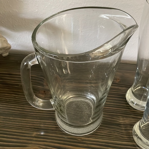 Beer pitcher and Pilsner mugs - Picture 3 of 3